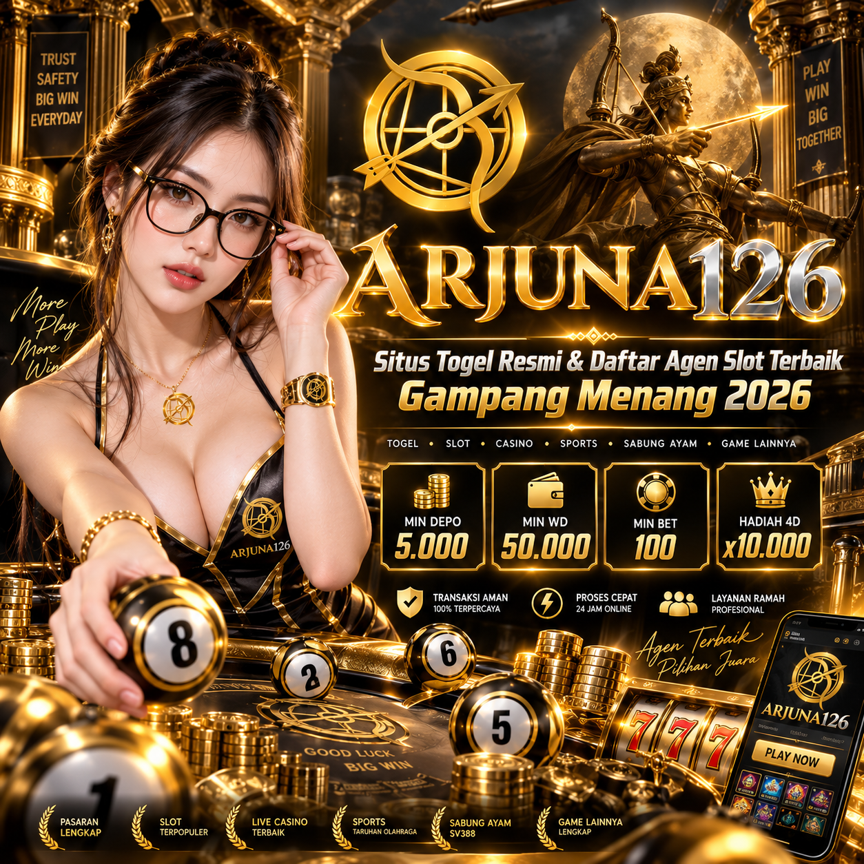 ARJUNA126 : Link Login Situs Togel Resmi & Daftar Agen Slot Terbaik Gampang Menang 2026